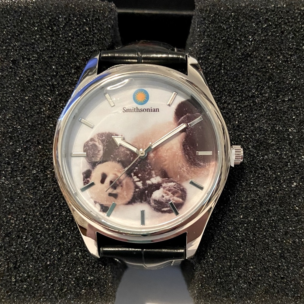 Smithsonian Collection by GameTime. Beautiful timepiece with a playful panda.